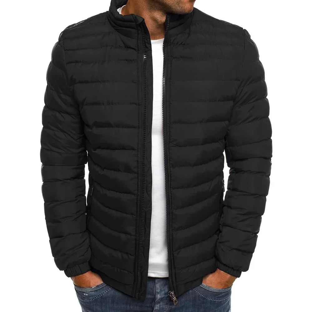 Albert™ | Streetwear Stil Tjock och Varm Dragkedja Vardaglig Jacka