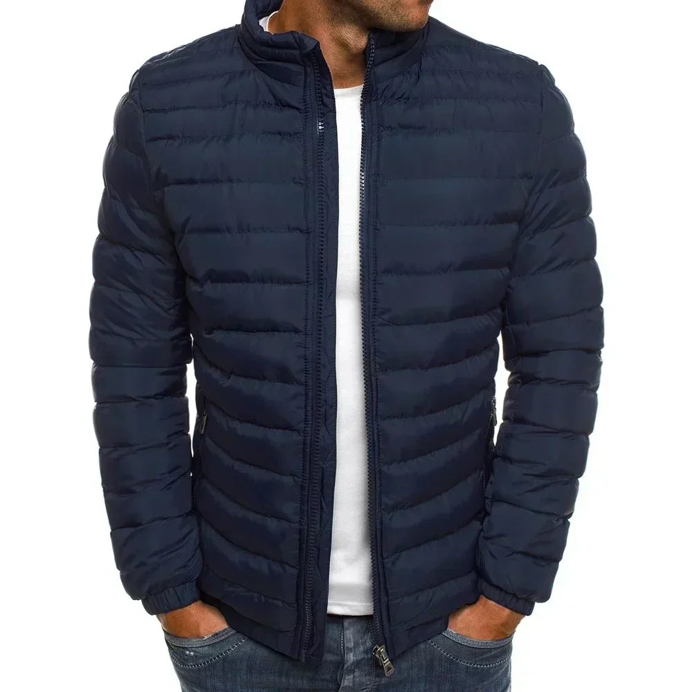 Albert™ | Streetwear Stil Tjock och Varm Dragkedja Vardaglig Jacka