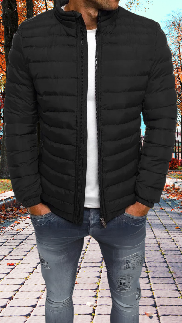 Albert™ | Streetwear Stil Tjock och Varm Dragkedja Vardaglig Jacka