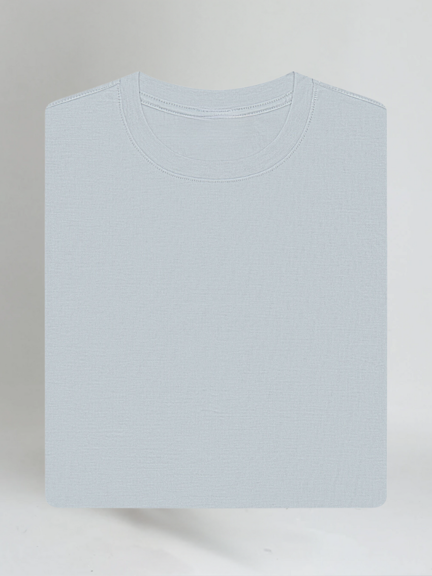 Taren™ | Signature Supima T-shirt – Ljusgrå