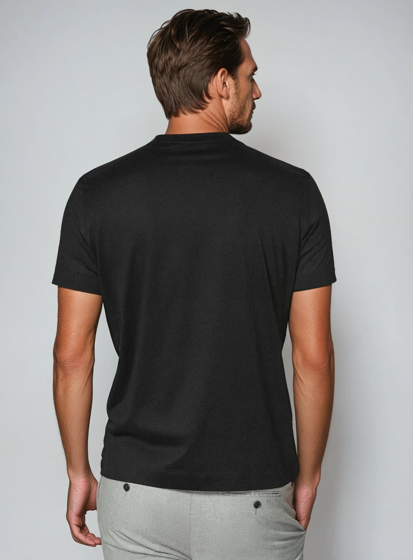 Taren™ | Signature Supima T-shirt – Djup Svart