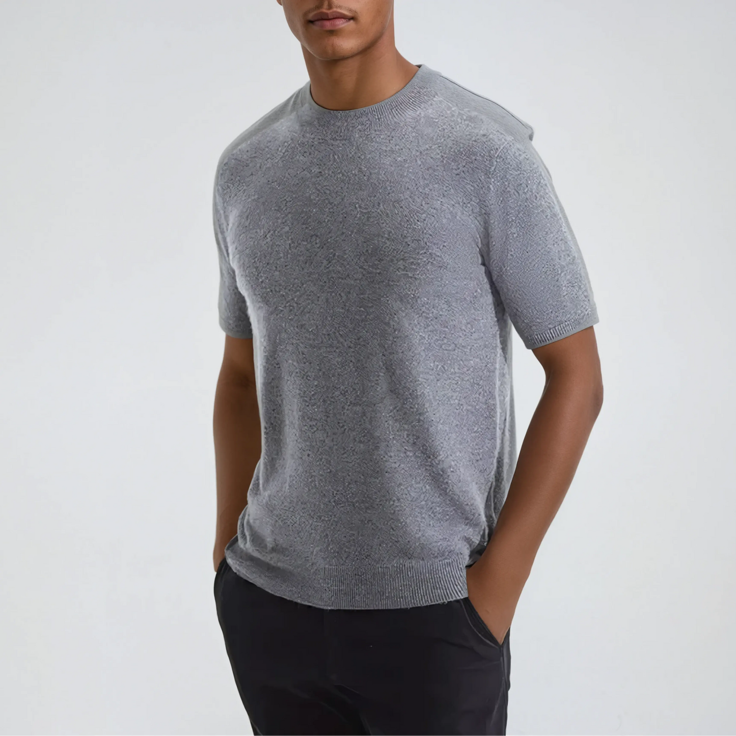 Felix™ | Cashwool T-shirt Grå