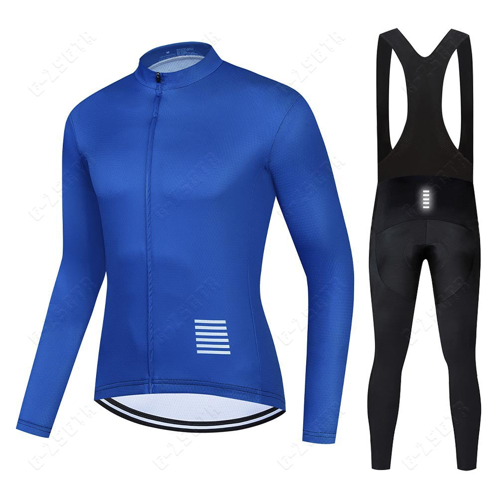 Professional long-sleeved cycling clothing set