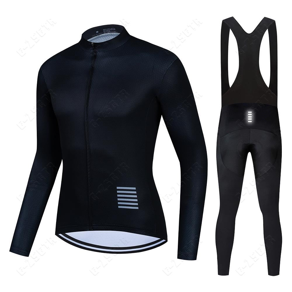 Professional long-sleeved cycling clothing set