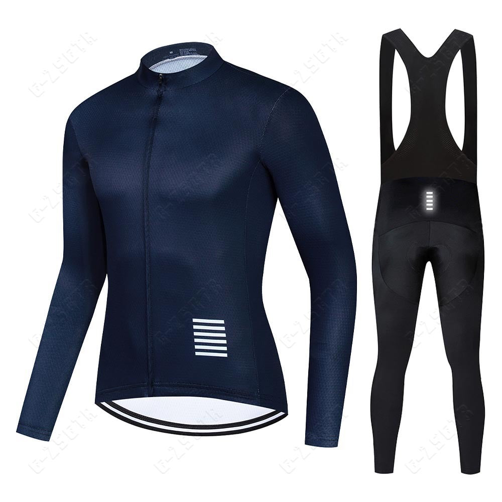 Professional long-sleeved cycling clothing set