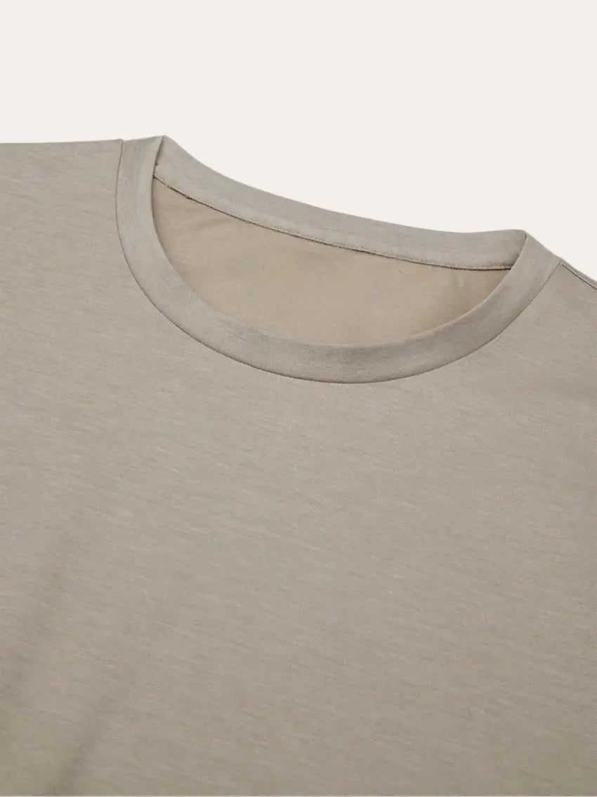 Taren™ | Signature Supima T-shirt – Taupe