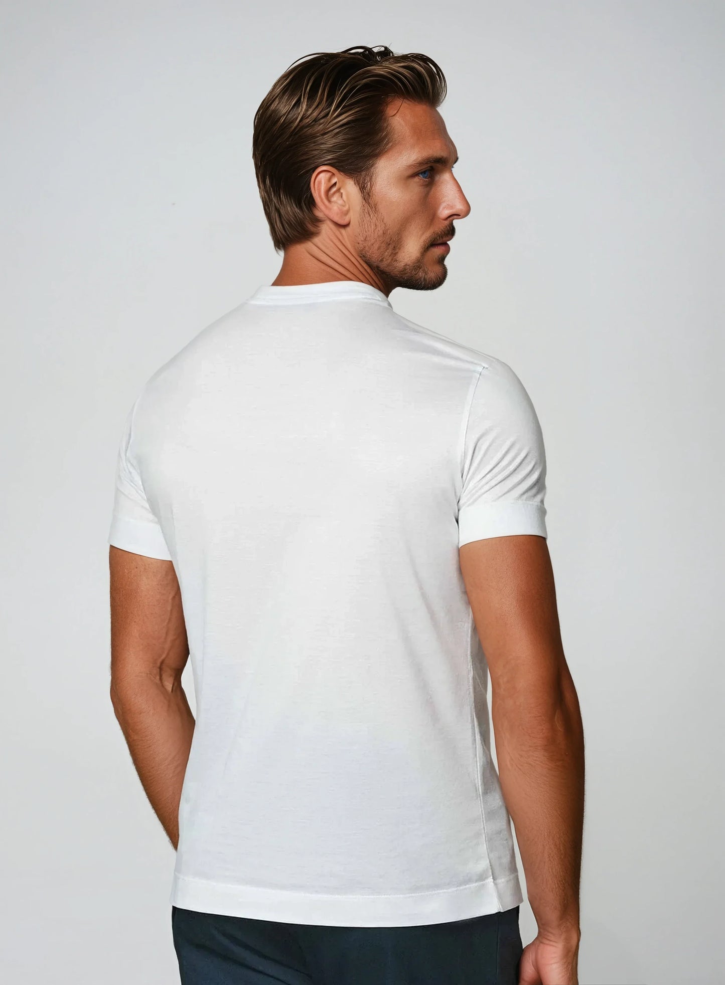 Taren™ | Signature Supima T-shirt – Vit