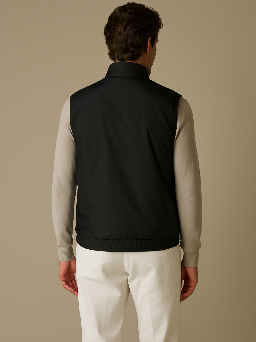Max | Vändbar City Body Warmer - Svart