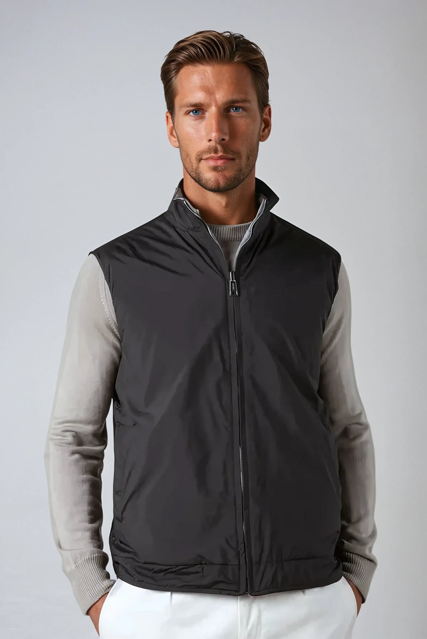 Max | Vändbar City Body Warmer - Svart