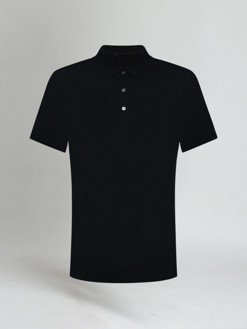 Gustav™ | Premium Polotröja - Svart