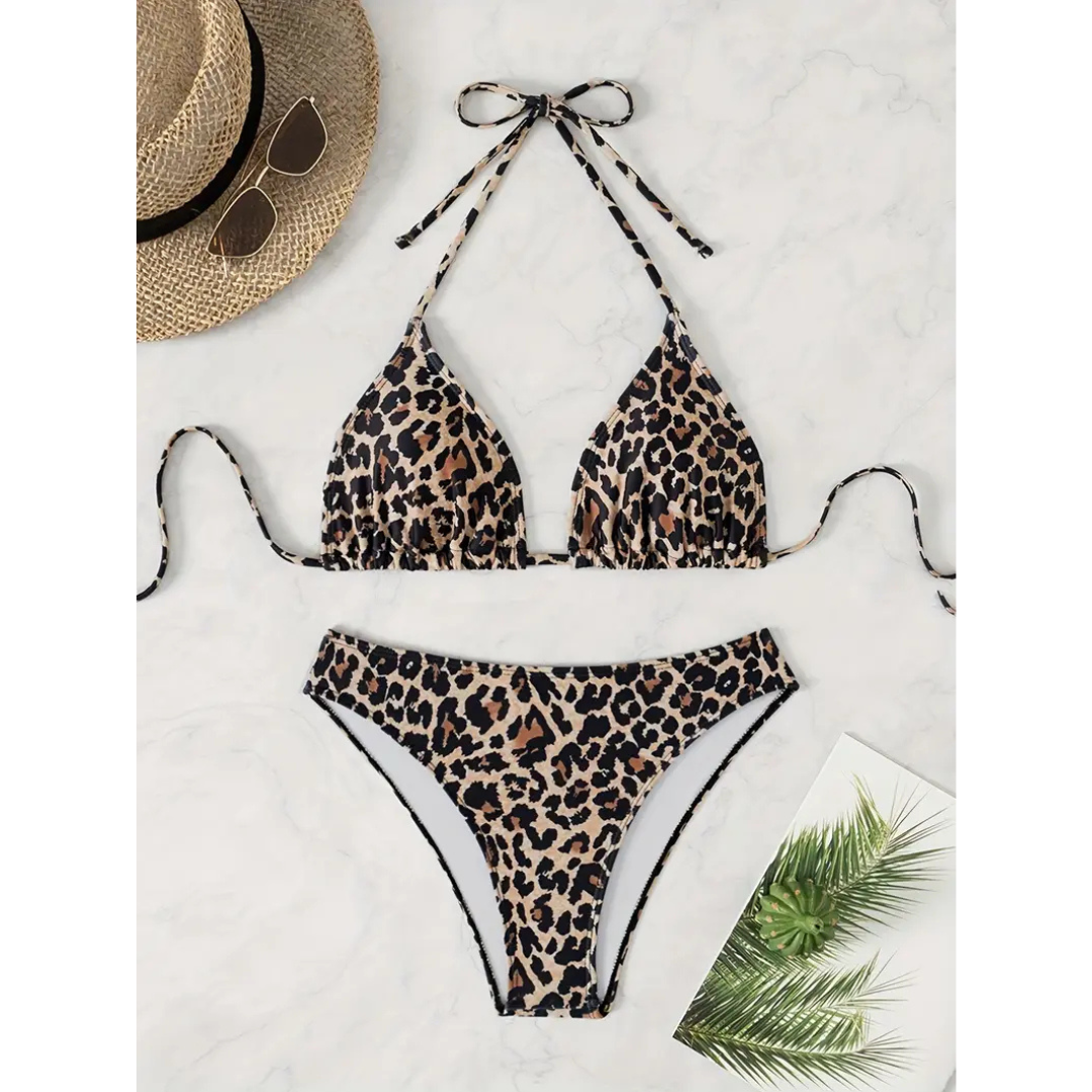 Leopard Glow Bikiniset – 2025 års Trend