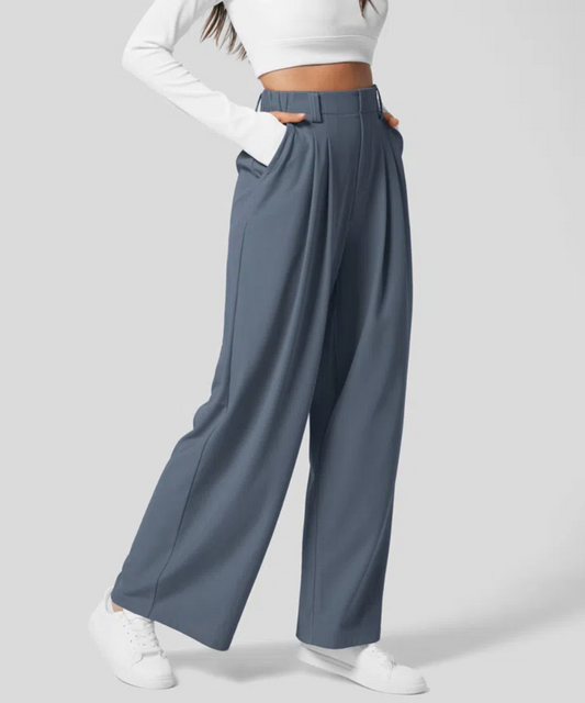 Dewi™ | Elegant Elastisk Byxa med Hög Midja