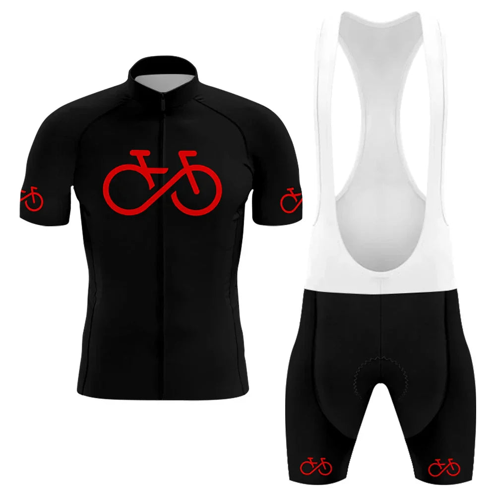 Professional Team Racing Suit Men's Short Sleeve Cycling Kit