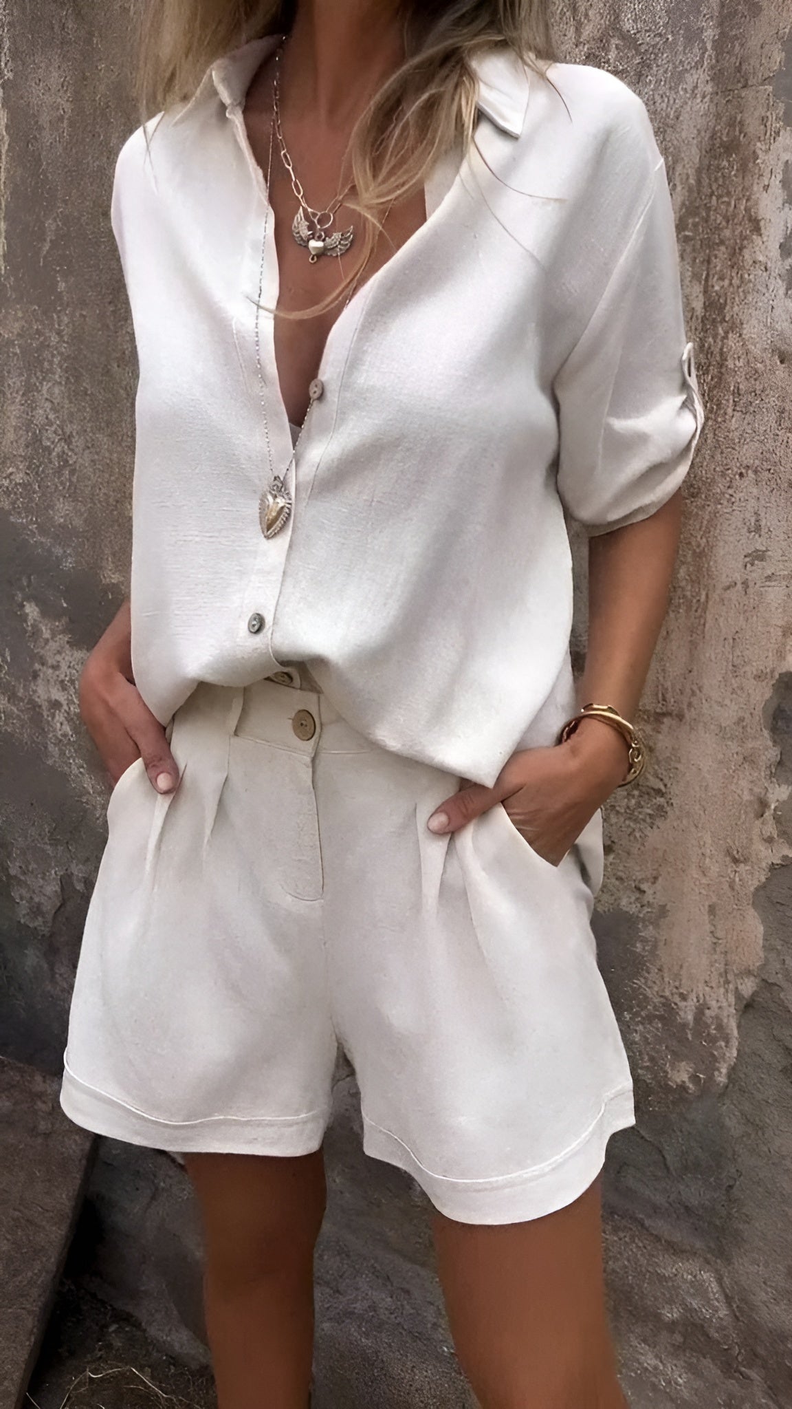 Klara™ | Sommarbrisa Linne Set