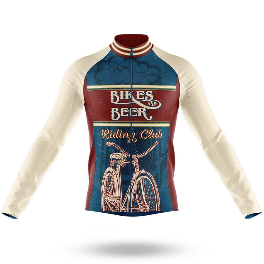 Retro Bikes And Beer Riding Club Men's Cycling Kit