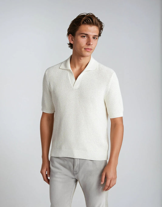 Oskar™ | Crochet Polo Vit
