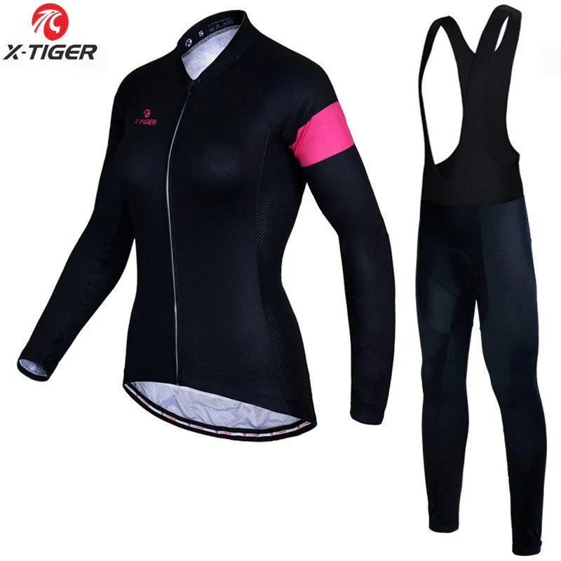 X-Tiger - Ladies long sleeve cycling set