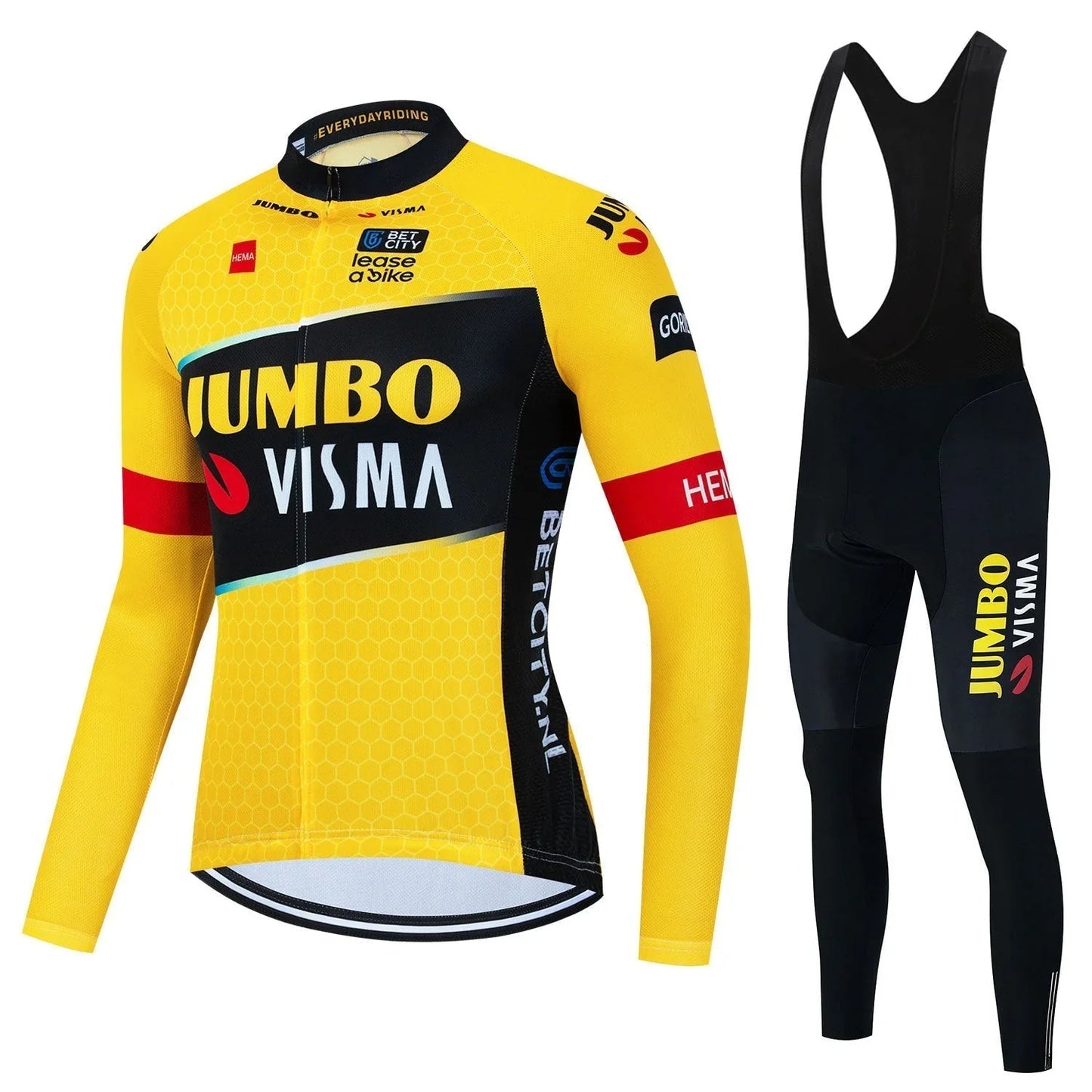 Jumbo Visma - Long-sleeved professional cycling kit