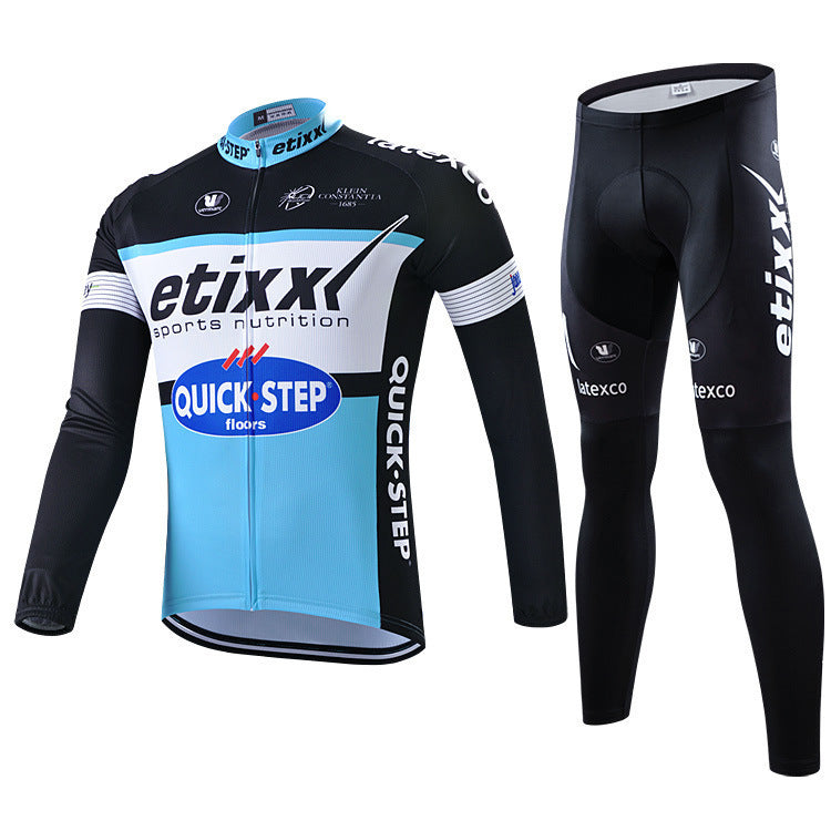 Pro cycling kit with long sleeves