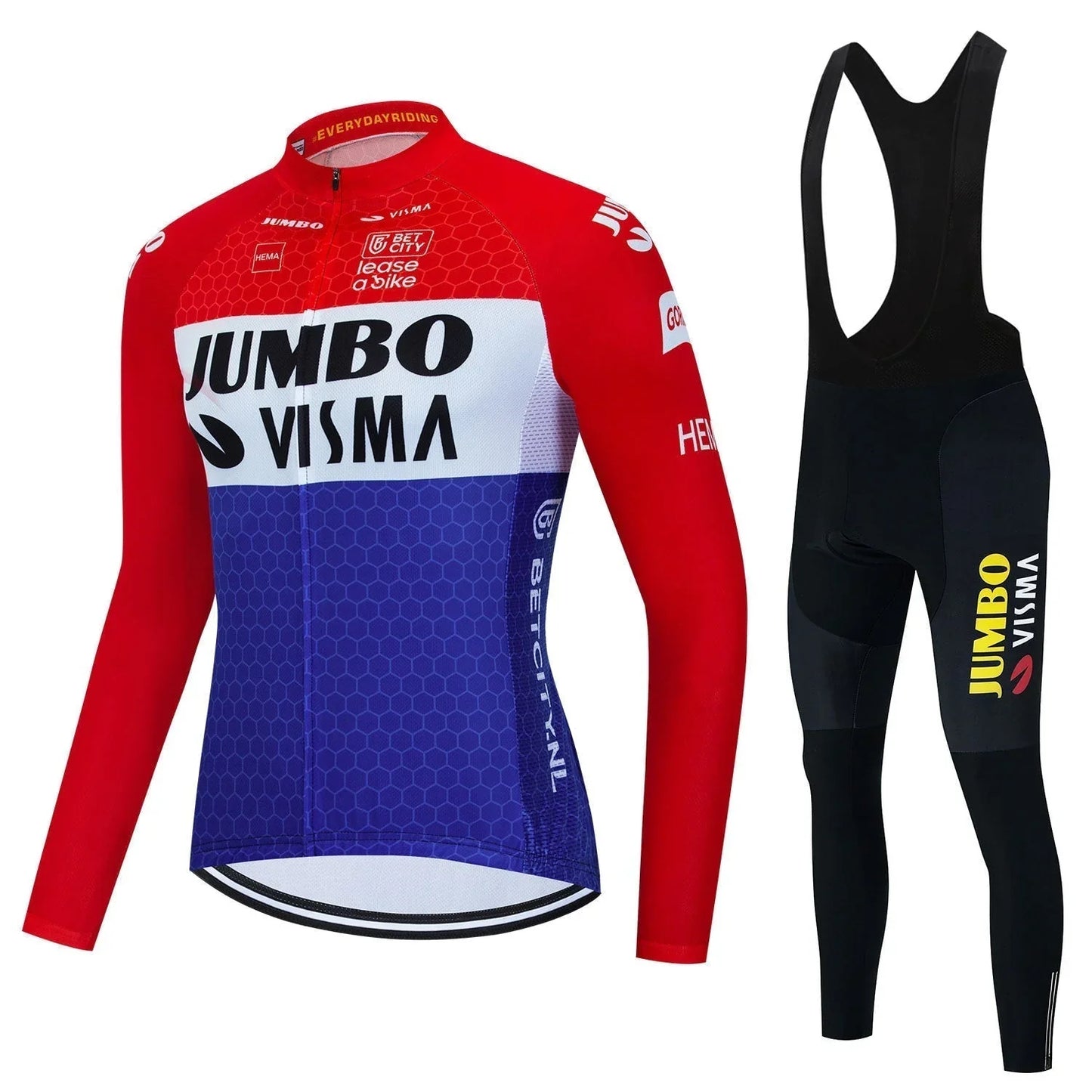 Jumbo Visma - Long-sleeved professional cycling kit