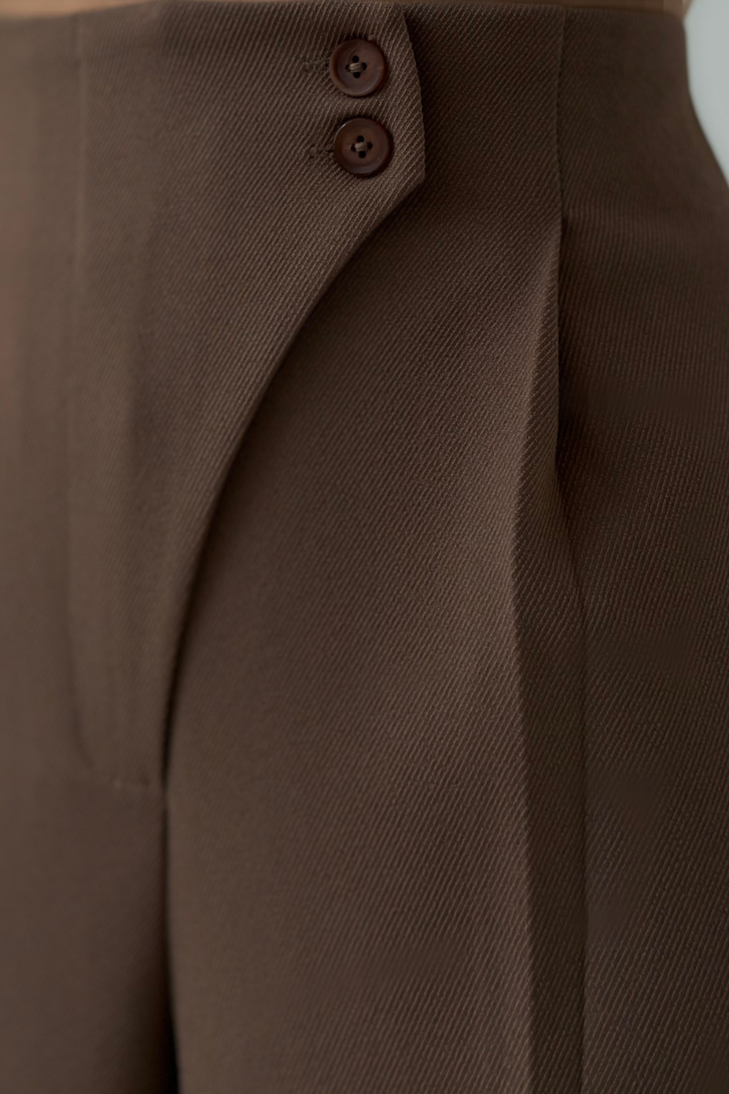 Klara™ | Högmidjade Vida Byxor