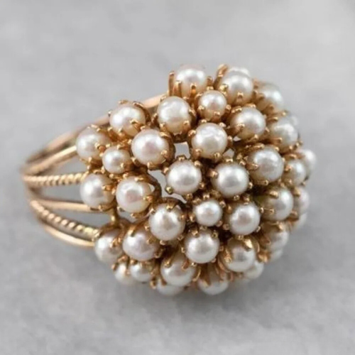 Bush - Inlagda Pärlor Ring