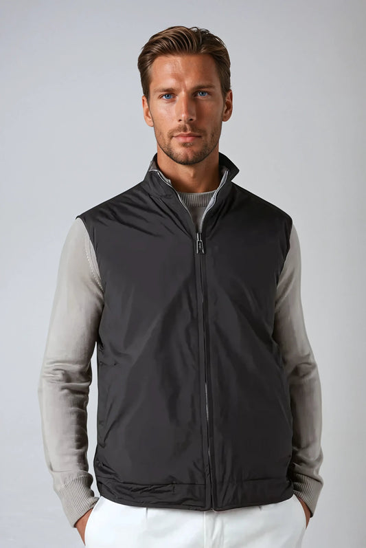 Max | Vändbar City Body Warmer - Svart