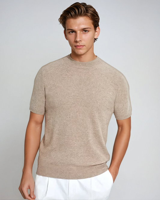 Felix™ | Cashwool T-shirt Beige