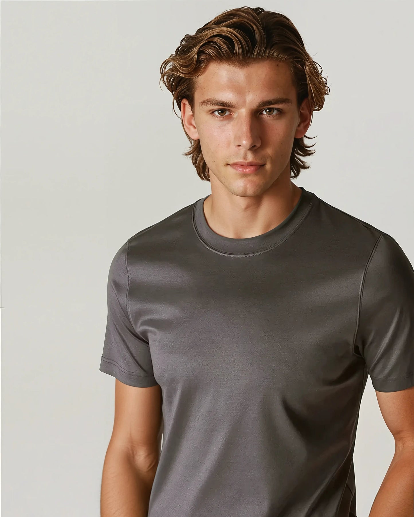 Taren™ | Signature Supima T-shirt – Djup Brun