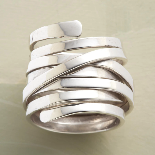 Bliss - Vintage Tjock Lager Silverring