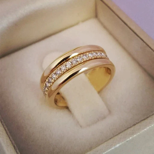 Sarah - Vintage Zirkonia Inlagd Ring