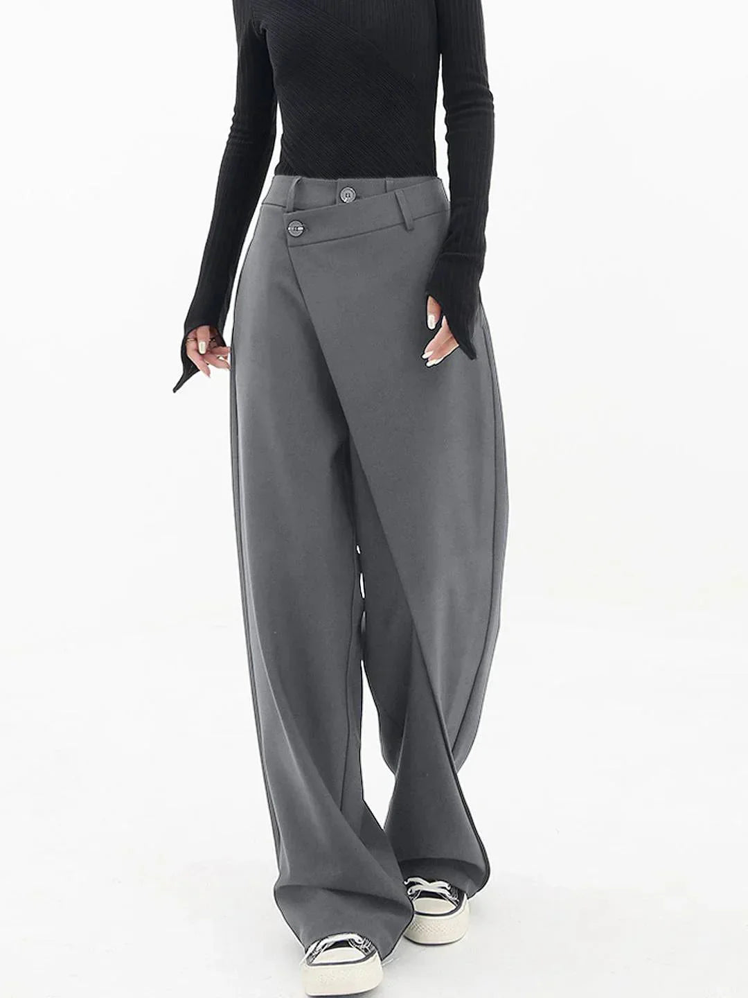 Freja™ – Asymmetriska Baggy Byxor