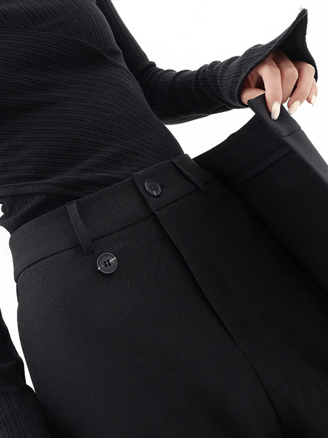 Freja™ – Asymmetriska Baggy Byxor