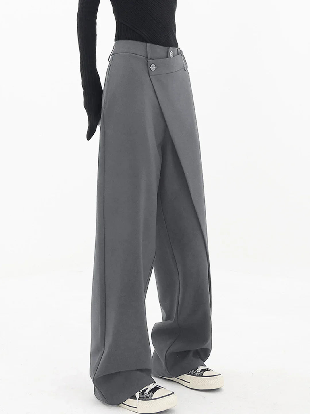 Freja™ – Asymmetriska Baggy Byxor