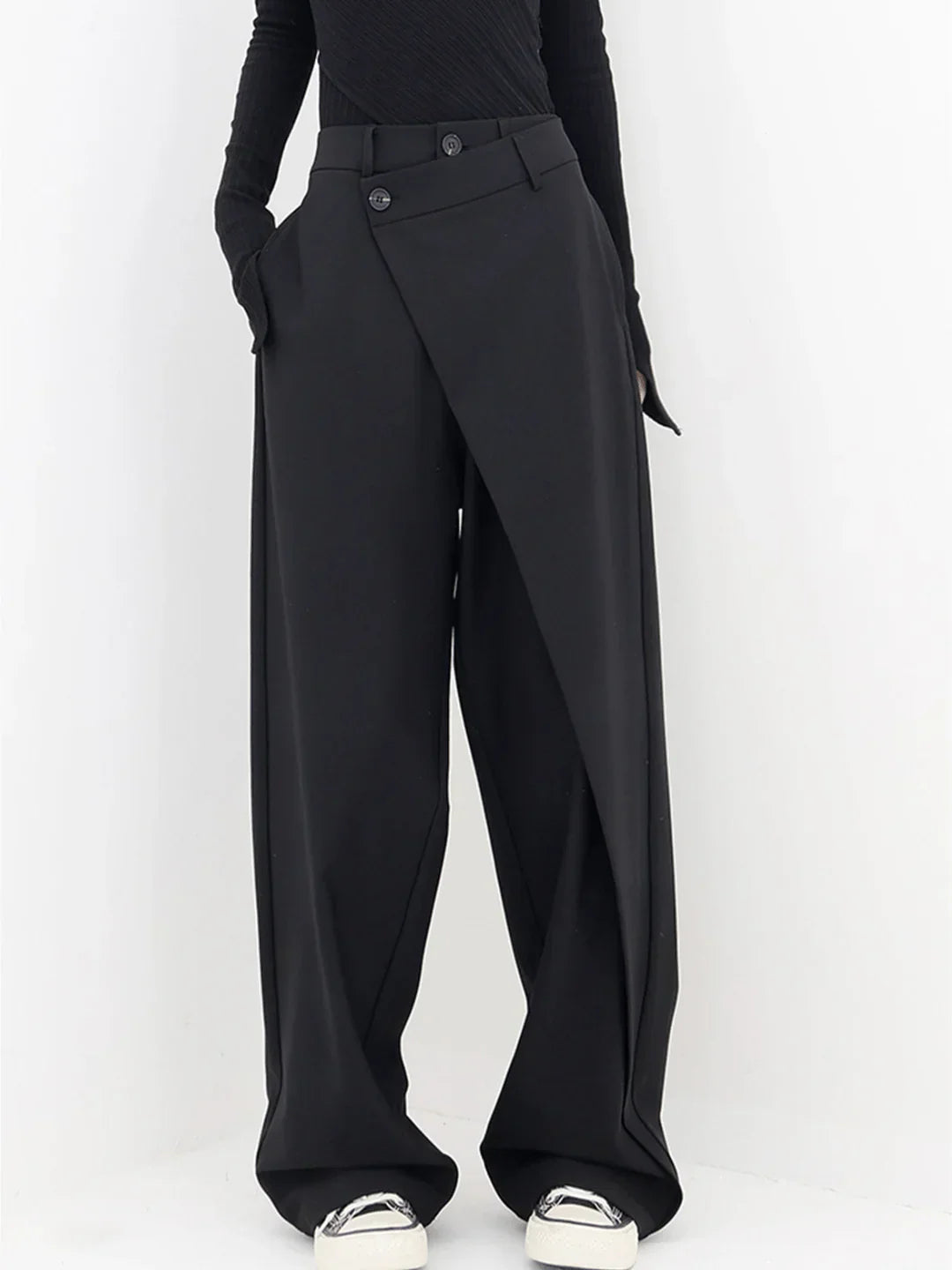 Freja™ – Asymmetriska Baggy Byxor